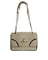 Frilly Snake Shoulder Bag, front view